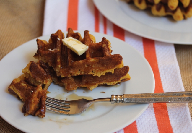 Easy Gluten Free Pumpkin-Waffles