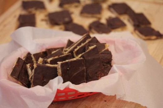 Gluten Free Cracker Toffee