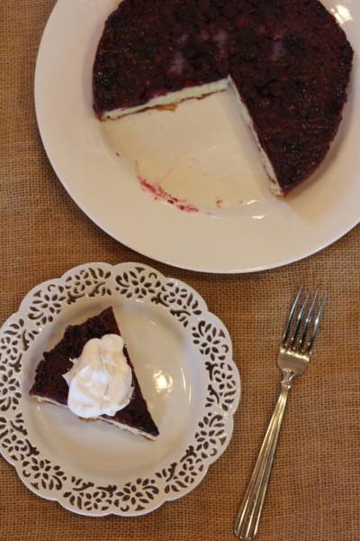 Blueberry Upside Down Cake-