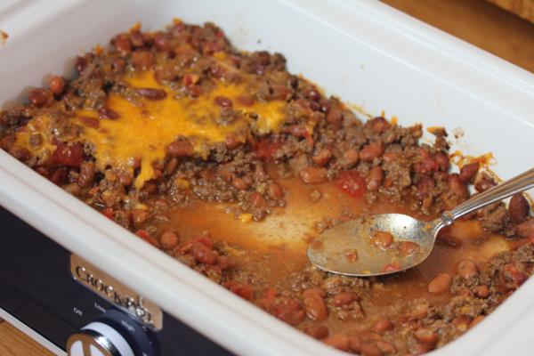 Crock Pot Beef and Beans Casserole-