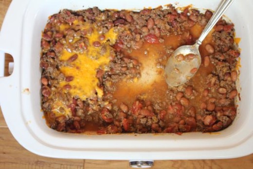 Crock Pot Beef and Beans Casserole