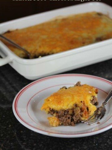 Gluten Free Cheeseburger Pie