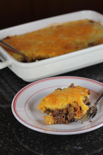 Gluten Free Cheeseburger Pie-