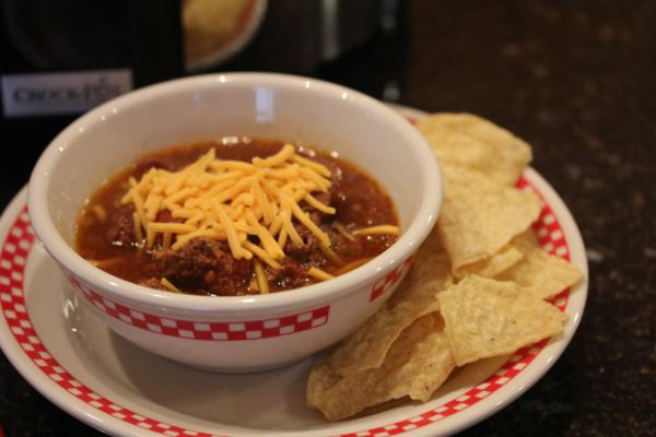 Slow Cooked Round Steak Chili