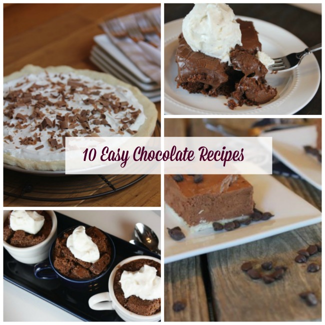 10 Easy Chocolate Recipes