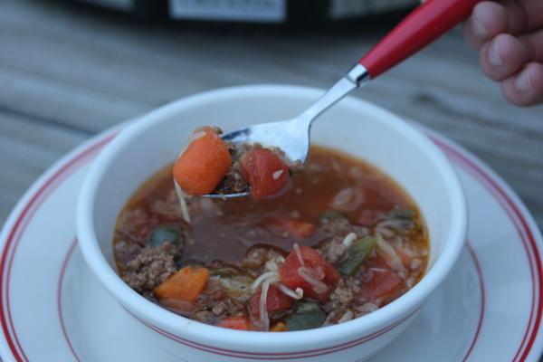 Crock Pot Ground Beef Stew