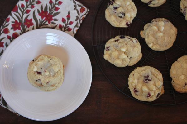 Gluten Free White Chocolate Cranberry Cookies_