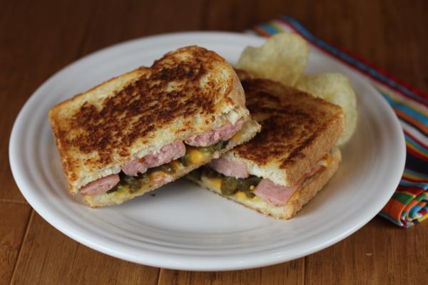 Kielbasa Grilled Cheese_