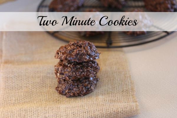 Two Minute Cookies -