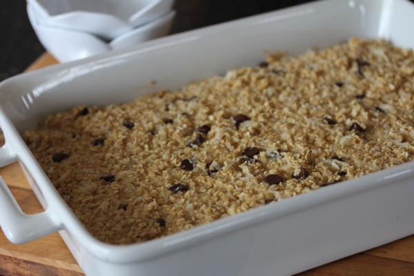 Mounds Bar Baked Oatmeal-