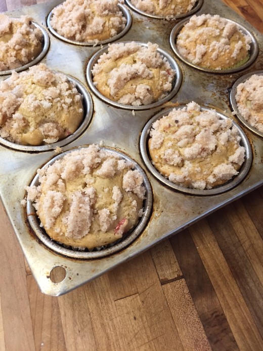 Rhubarb Muffins