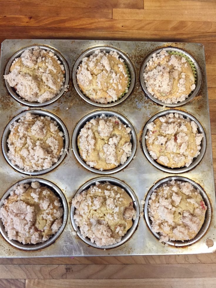 Rhubarb Muffins