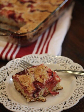 Strawberry Coffee Cake