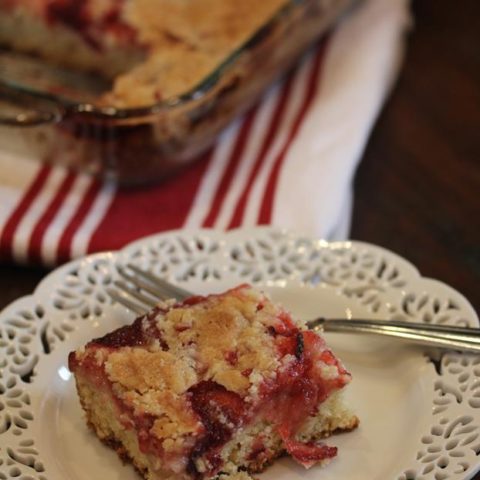 Strawberry Coffee Cake