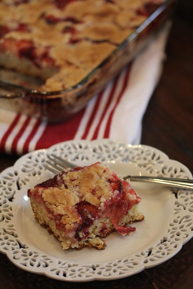 Strawberry Coffee Cake