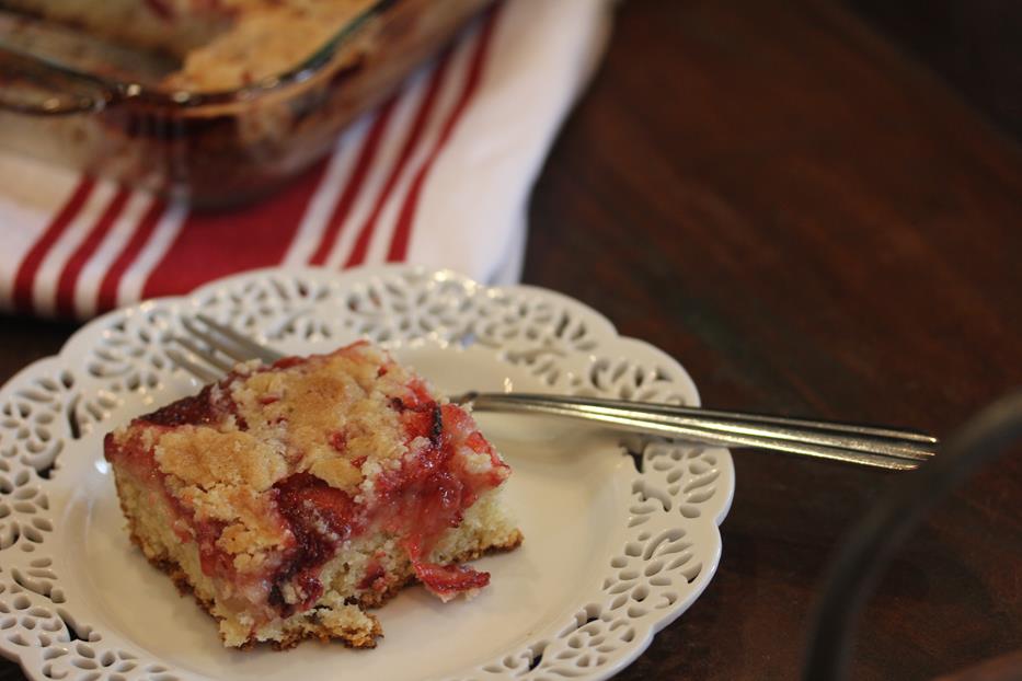 Strawberry Coffee Cake