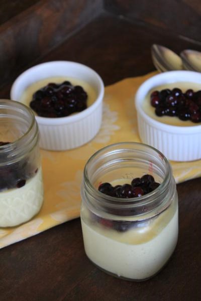 Crustless No Bake Lemon Blueberry Cheesecake Recipe