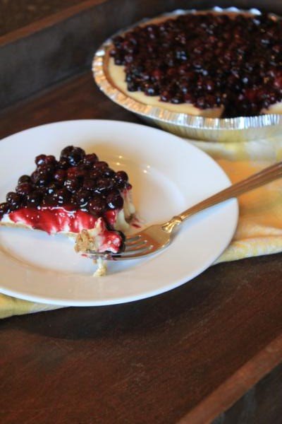 No Bake Lemon Blueberry Cheesecake Recipe_