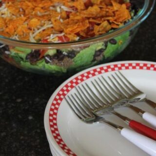 Spicy Layered Taco Salad