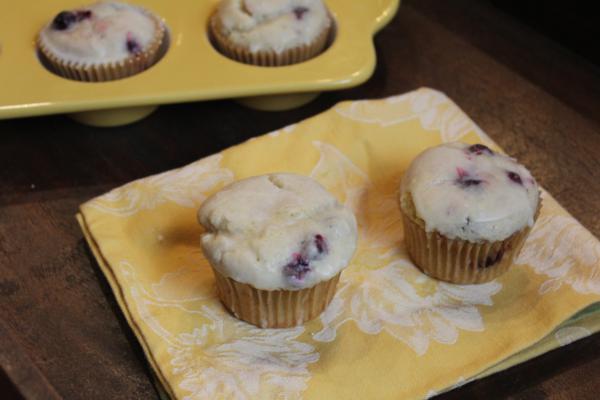 Gluten Free Lemon Blueberry Muffins-