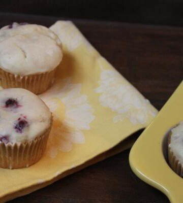 Gluten Free Lemon Blueberry Muffins