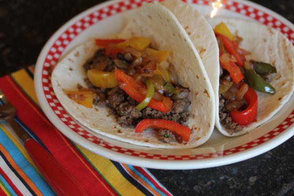 Ground Beef Fajitas-