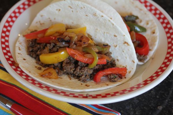 Ground Beef Fajitas