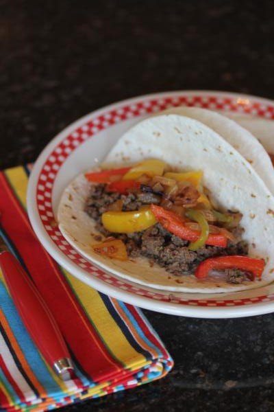 Ground Beef Fajitas