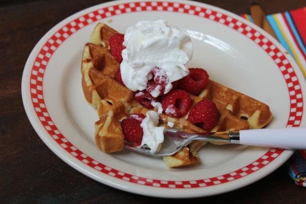 Light and Fluffy Waffles---