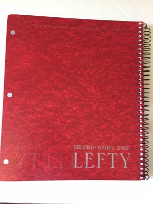 left handed notebook