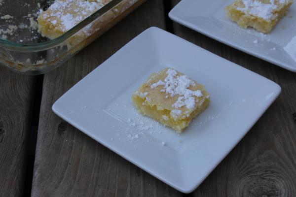 Gluten Free Lemon Bars--