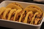 Chicken and Black Bean Oven Tacos