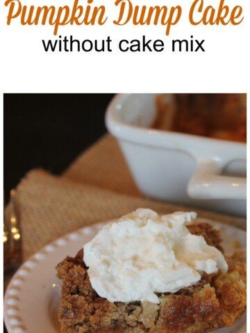 Gluten Free Pumpkin Dump Cake without cake mix