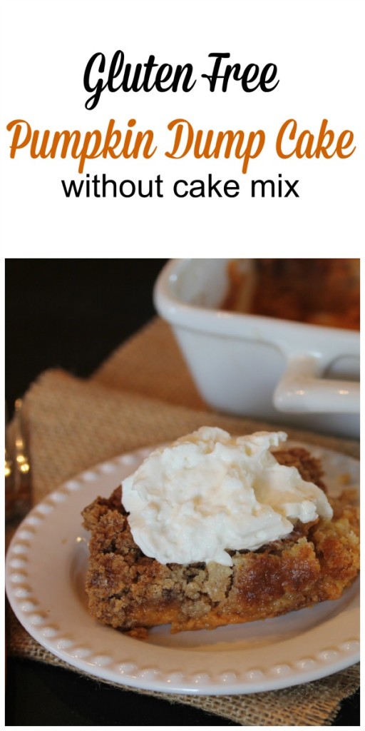 Gluten Free Pumpkin Dump Cake without cake mix