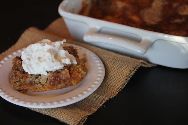 Pumpkin Dump Cake without Cake Mix