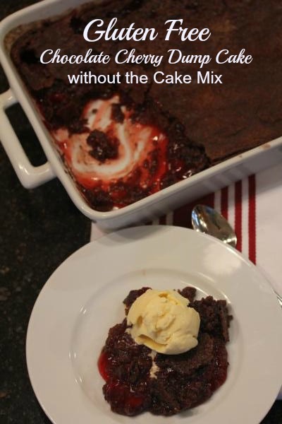 gluten free chocolate cherry dump cake without cake mix