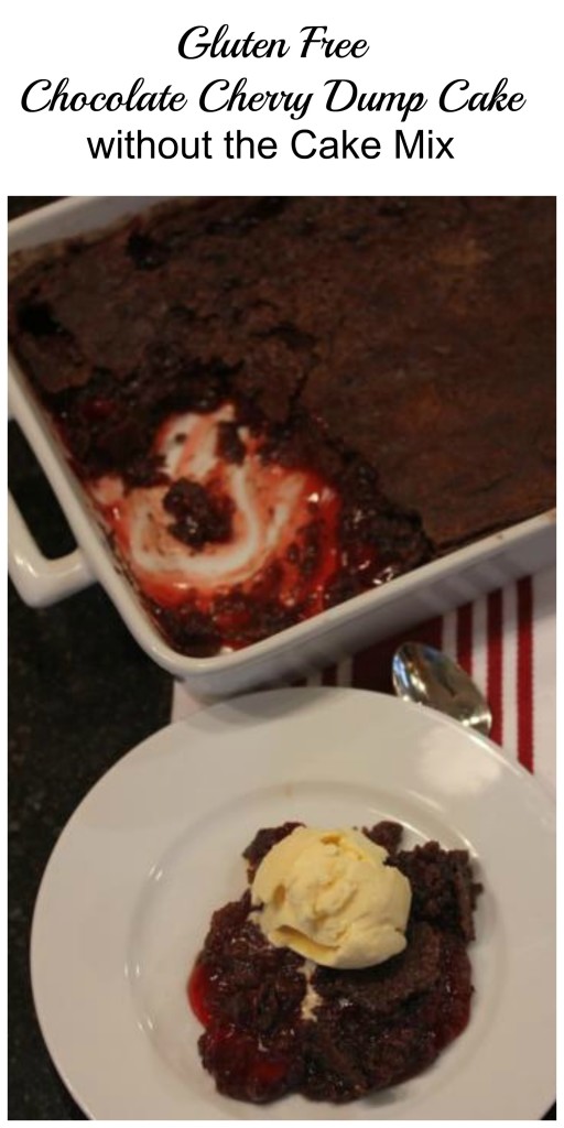 Gluten Free Chocolate Cherry Dump Cake without Cake Mix