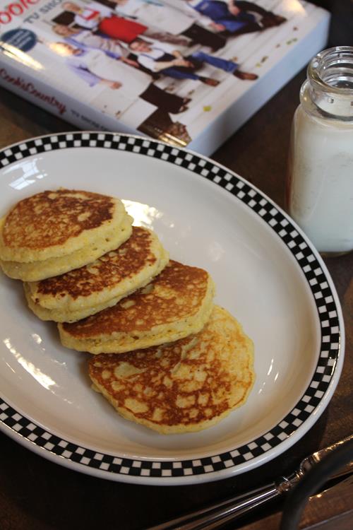 Fluffy Cornmeal Pancakes