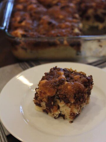 Gluten Free Chocolate Chip Coffee Cake