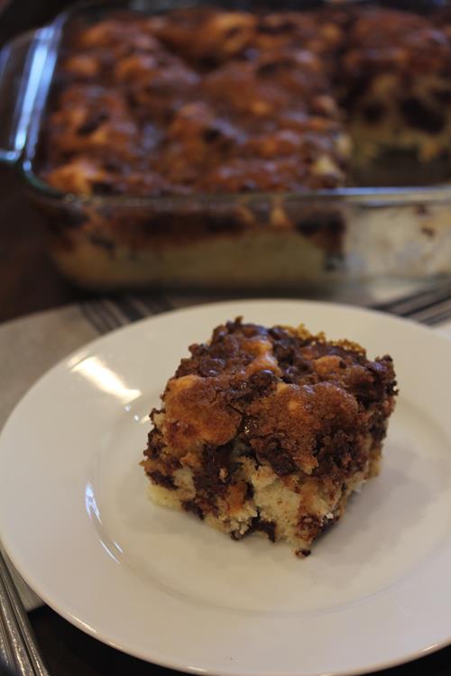 Gluten Free Chocolate Chip Coffee Cake