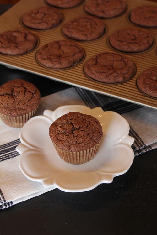 Gluten Free Double Chocolate Muffins