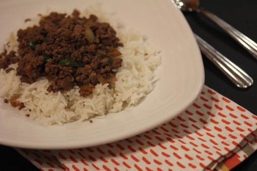 ground beef stir fry