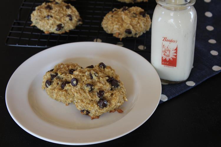 Chocolate Chip Coconut Breakfast Cookies