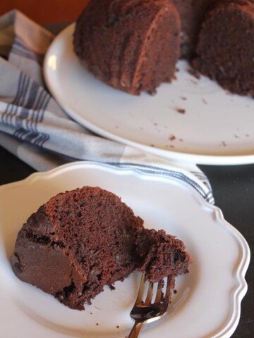 Gluten Free Dairy Free Chocolate Bundt Cake