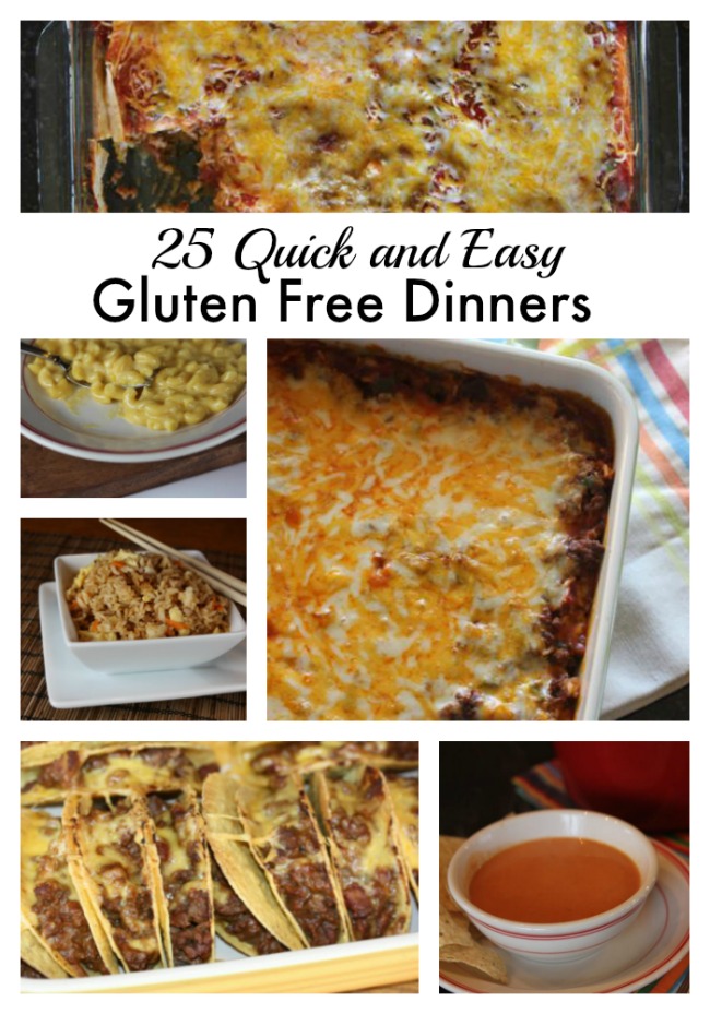 Quick and Easy Gluten Free Dinner Recipes