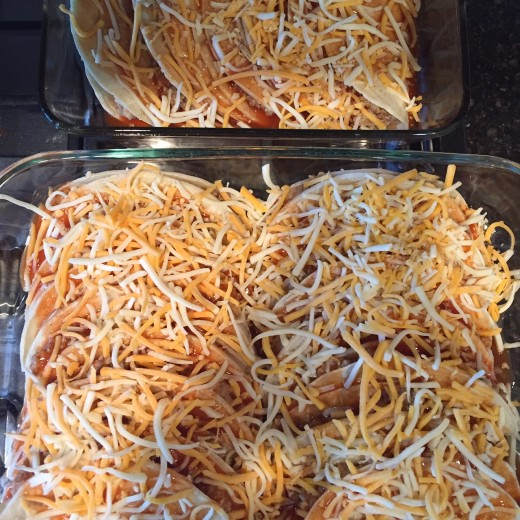 Fold Over Enchiladas