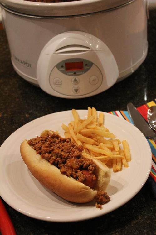 Slow Cooked Coney Dogs