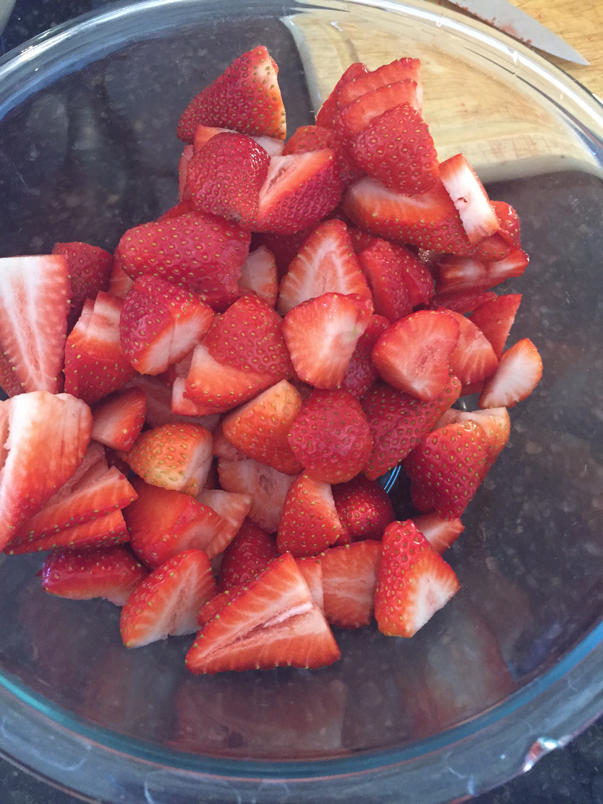 strawberries in a bowl