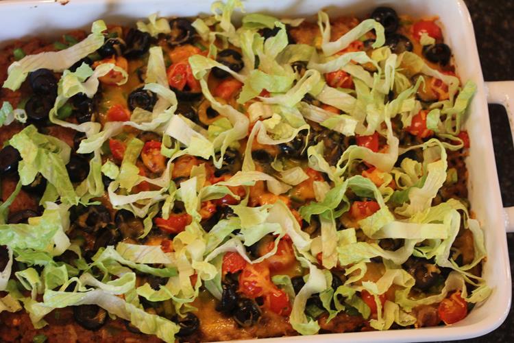 Taco Salad Casserole