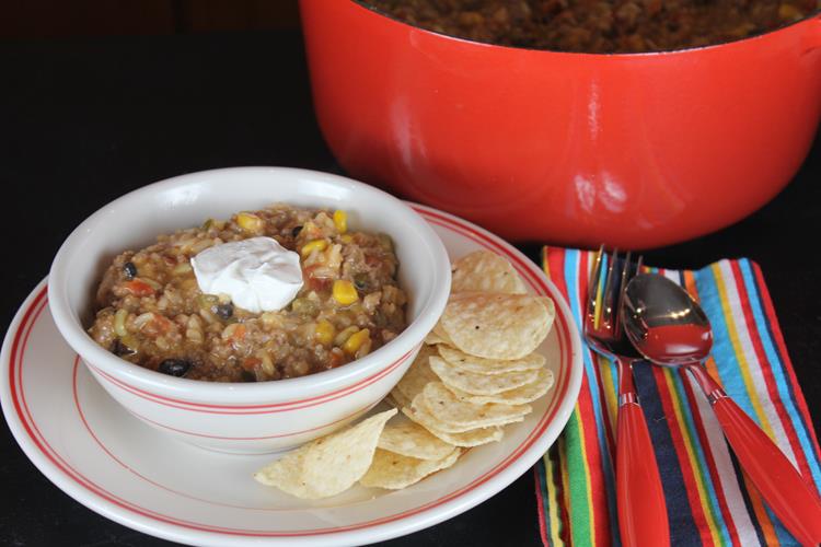 One Pot Taco Dinner with Rice